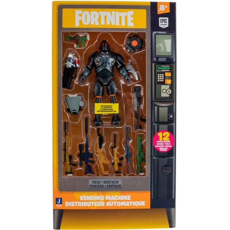 SELECCION DRIM Figuras Videojuegos-Fortnite Máquina Expendedora Figura The Scientist