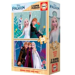 Frozen Puzzle 2x25 Madera*EDUCA Clearance