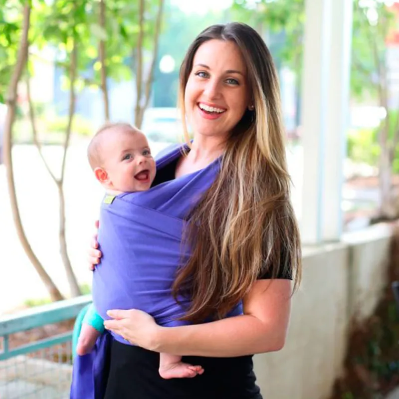 BOBA Mochilas Portabebé-Fular portabebé wrap Purple
