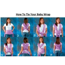 BOBA Mochilas Portabebé-Fular portabebé wrap Purple