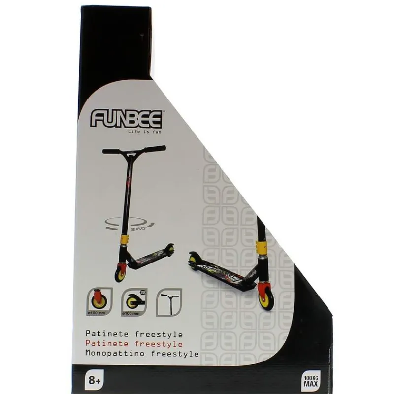 D'ARPÈJE Bicicletas, Correpasillos Y Triciclos-Funbee Patinete Freestyle Medium
