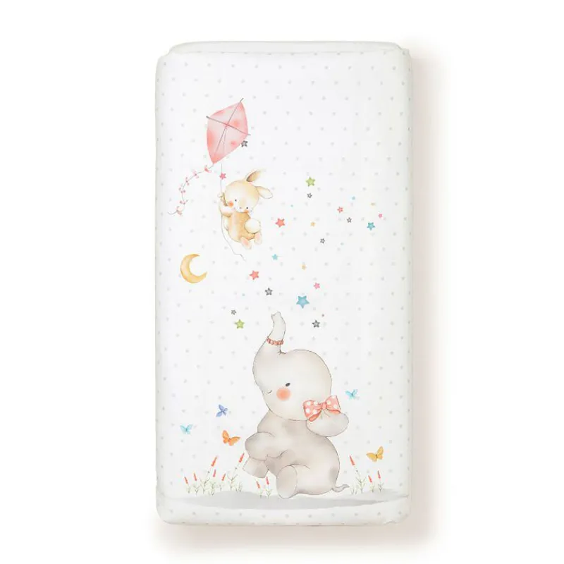 Funda nordica + protector Elefante Rosa*INTERBABY New