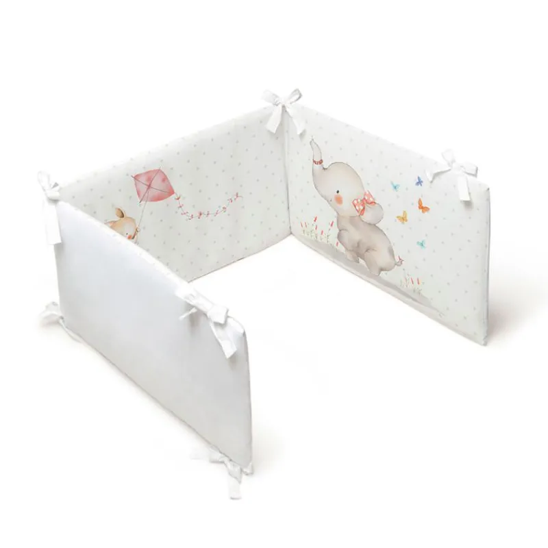 Funda nordica + protector Elefante Rosa*INTERBABY New