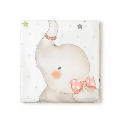 Funda nordica + protector Elefante Rosa*INTERBABY New
