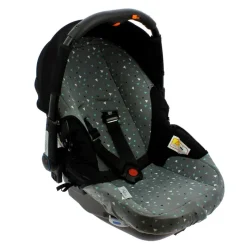 Funda Portabebé de punto algodón Gris/Azul*VADEBEBE Sale