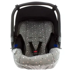 VADEBEBE Accesorios Y Complementos De Viaje-Funda Portabebé de Punto algodón Gris/Rosa