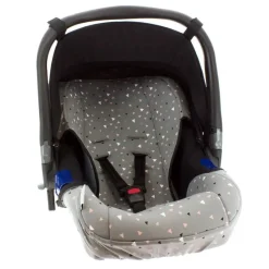 VADEBEBE Accesorios Y Complementos De Viaje-Funda Portabebé de Punto algodón Gris/Rosa