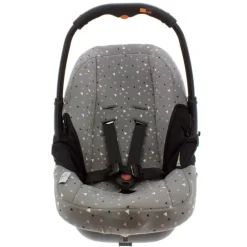 VADEBEBE Accesorios Y Complementos De Viaje-Funda Portabebé de Punto algodón Gris/Rosa