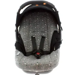 VADEBEBE Accesorios Y Complementos De Viaje-Funda Portabebé de Punto algodón Gris/Rosa