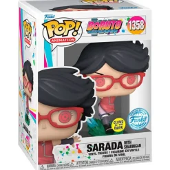 FUNKO POP Funko Anime-! Boruto Sarada con Sharingan Exclusiva