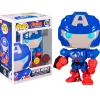 FUNKO POP Funko Marvel|Marvel-Capitán América Mech Strike Exclusivo