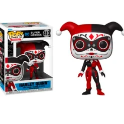 FUNKO POP Funko Dc|Halloween-Día de Muertos Harley Quinn