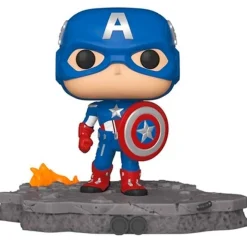 FUNKO POP Funko Marvel|Marvel-Deluxe Avengers Assemble Capitán América