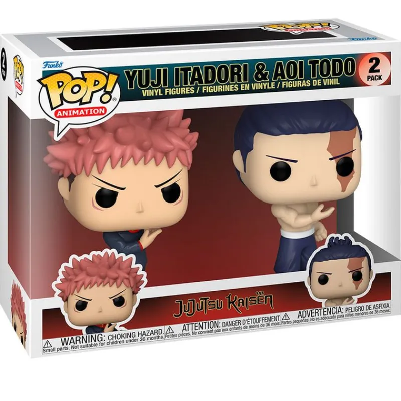 FUNKO POP Halloween|Funko Anime-! Jujutsu Kaisen Pack Itadori & Todo