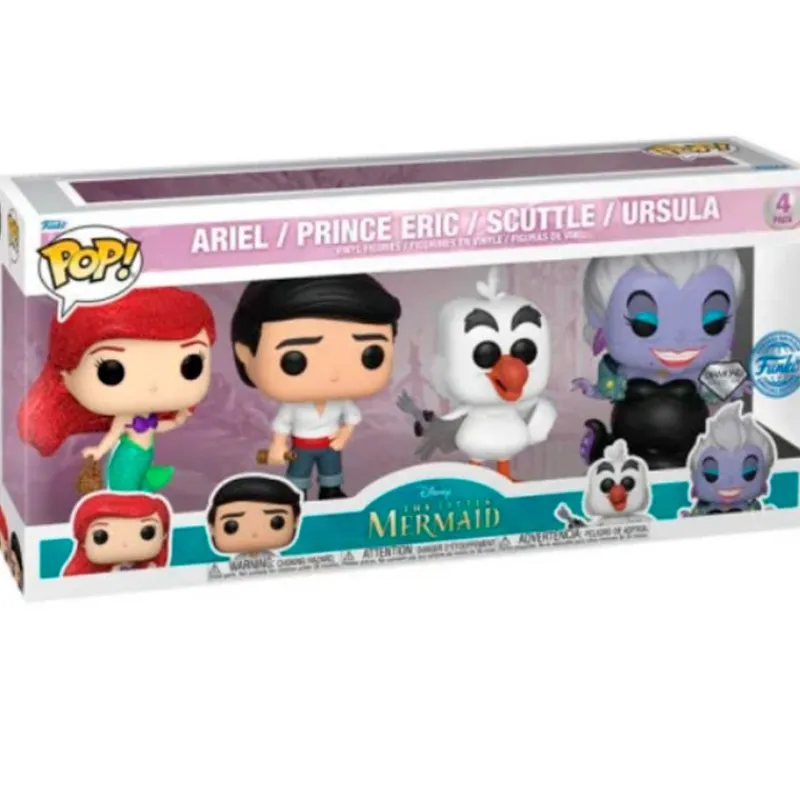 ! La Sirenita Pack 4*FUNKO POP Outlet