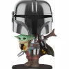 FUNKO POP Funko Star Wars-Mandalorian + Grogu 25 cm