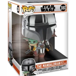 FUNKO POP Funko Star Wars-Mandalorian + Grogu 25 cm