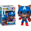 FUNKO POP Marvel|Funko Marvel-! Marvel Capwolf Edición Limitada