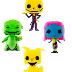 FUNKO POP Funko Disney|Halloween-! Pesadilla Antes de Navidad Pack 4