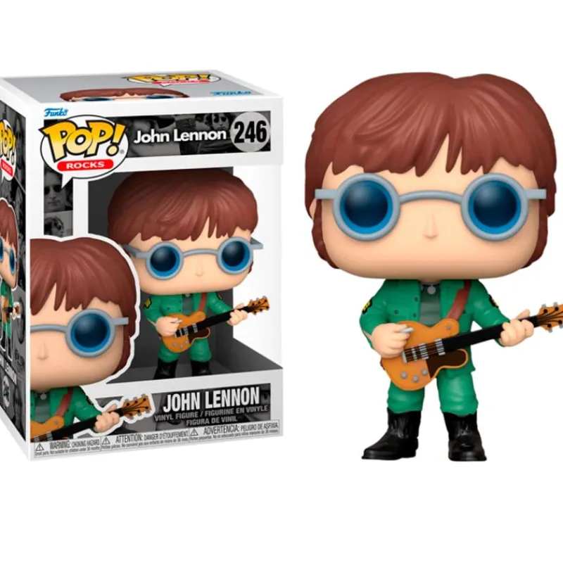 FUNKO POP Funko Artistas Y Famosos-Rocks John Lennon Chaqueta Militar