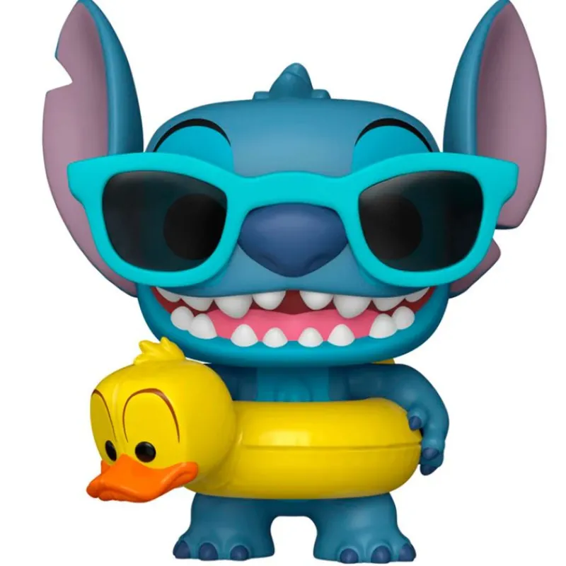 FUNKO POP Stitch|Funko Disney-! Stitch Flotador Patito