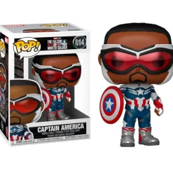 FUNKO POP Funko Marvel|Marvel-TFAWS Capitán América