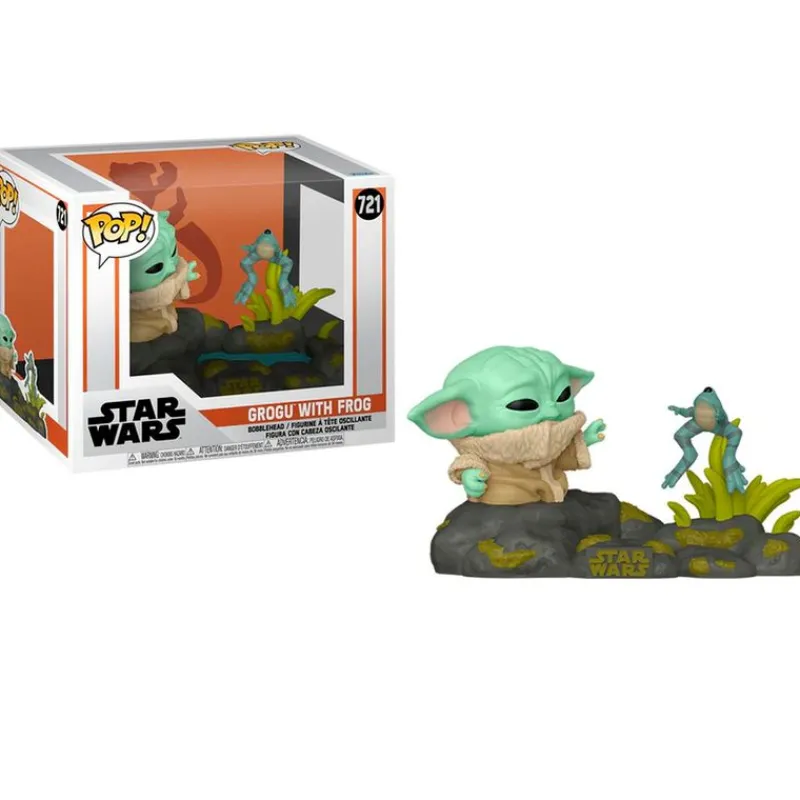! The Mandalorian Grogu con Rana*FUNKO POP Outlet