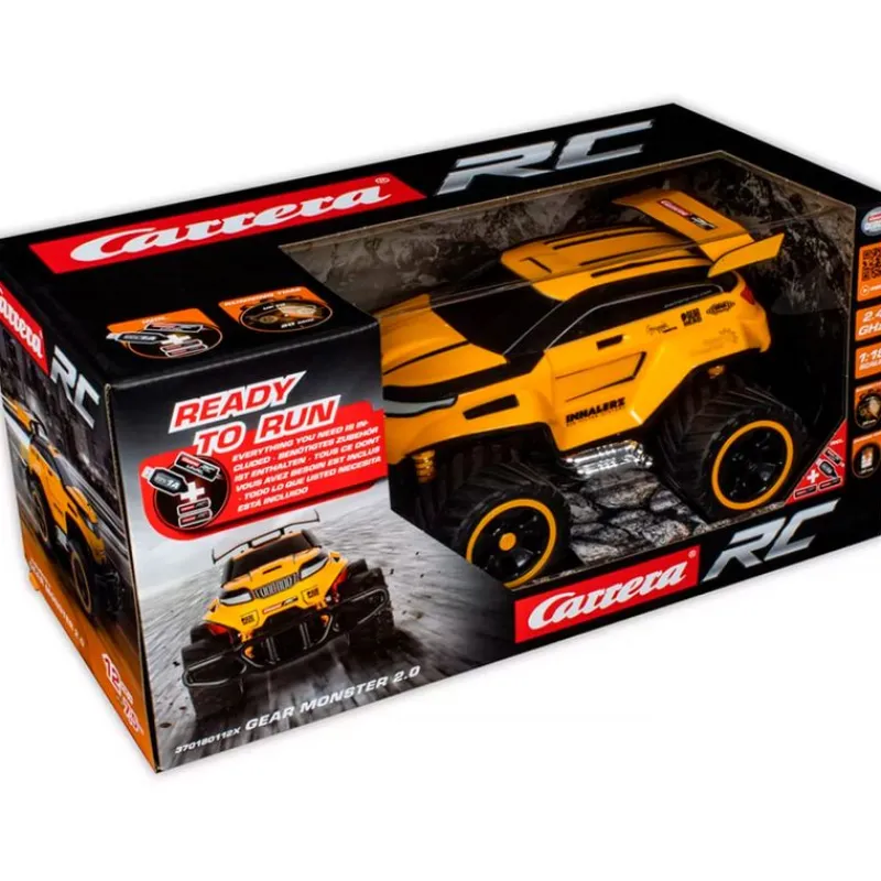 CARRERA Coches Radio Control (R/C)-Gear Monster Vehículo R/C Escala 1:18