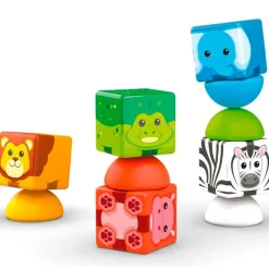 TOY PARTNER Puzzles Y Construcciones-Geomag Magicube Cubos Magnéticos Safari