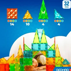 Geomag Magnetic Tiles Azulejos Gemas 32 Piezas*SELECCION DRIM Sale