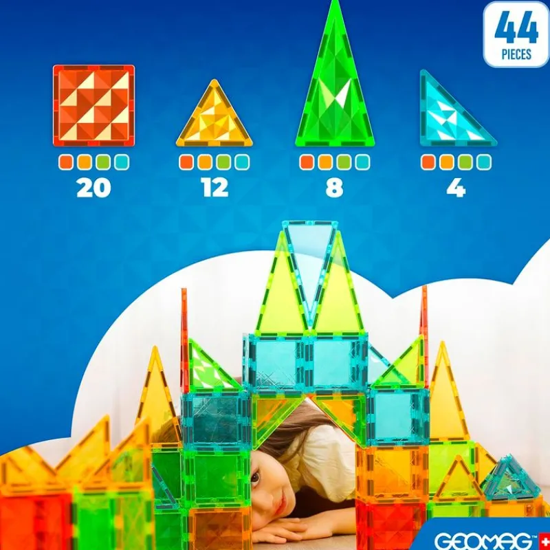 Geomag Magnetic Tiles Azulejos Gemas 44 Piezas*SELECCION DRIM Discount