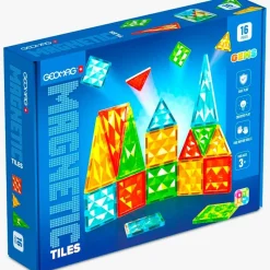 SELECCION DRIM Puzzles Y Construcciones-Geomag Tiles Gemas Magnéticas 16 Piezas