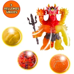 BANDAI Figuras Y Figuras De Acción-Goo Jit Zu King Lava Fury