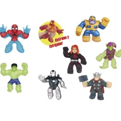 BANDAI Figuras Y Figuras De Acción-Goo Jit Zu Marvel Glow Spiderman Surtido