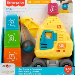 FISHER PRICE Primera Infancia Y Preescolar-Grúa Cuenta y Apila