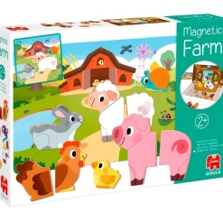 GOULA Juegos Y Juguetes Educativos-Granja Magnética