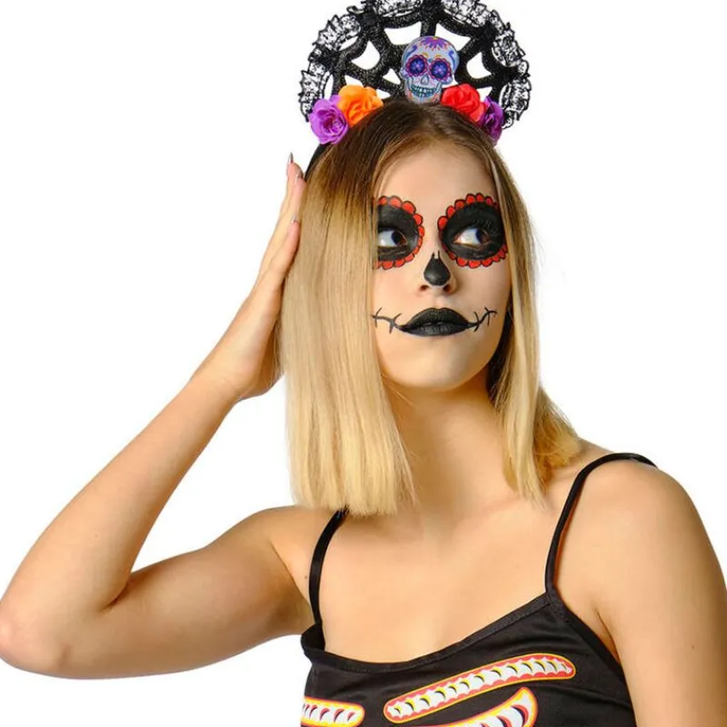 Halloween Diadema Katrina con Flores*RUBIE'S Best
