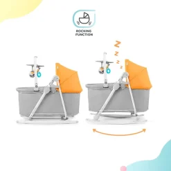 Hamaca Nola Minicuna 5 en 1 Mostaza*KINDERKRAFT Best