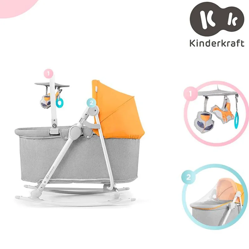 Hamaca Nola Minicuna 5 en 1 Mostaza*KINDERKRAFT Best
