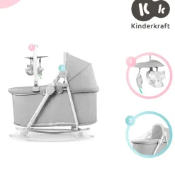 Hamaca Nola Minicuna 5 en 1 Gris*KINDERKRAFT Online