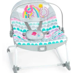 BRIGHT STARTS Hamacas Para Bebés-Hamaca Bebé 18 kg Rosy Rainbow