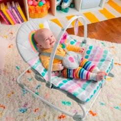BRIGHT STARTS Hamacas Para Bebés-Hamaca Bebé 18 kg Rosy Rainbow