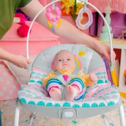 BRIGHT STARTS Hamacas Para Bebés-Hamaca Bebé 18 kg Rosy Rainbow