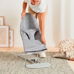 BABY BJORN Hamacas Para Bebés-Hamaca Bebé Bliss Petalo Jersey Gris