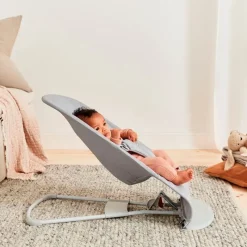 BABY BJORN Hamacas Para Bebés-Hamaca Bebé Bliss Petalo Jersey Gris