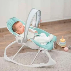 OLMITOS Hamacas Para Bebés-Hamaca Bebé hasta 18kg Multifuncion Menta