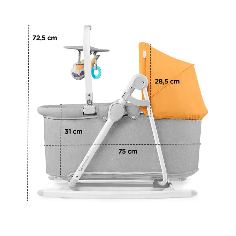 Hamaca minicuna Unimo max 18 Kg rosa 2020*KINDERKRAFT Hot