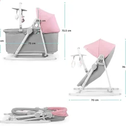 Hamaca Nola Minicuna 5 en 1 Rosa*KINDERKRAFT Clearance