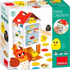 GOULA Juegos Y Juguetes Educativos-Happy Chickens Juego de Mesa