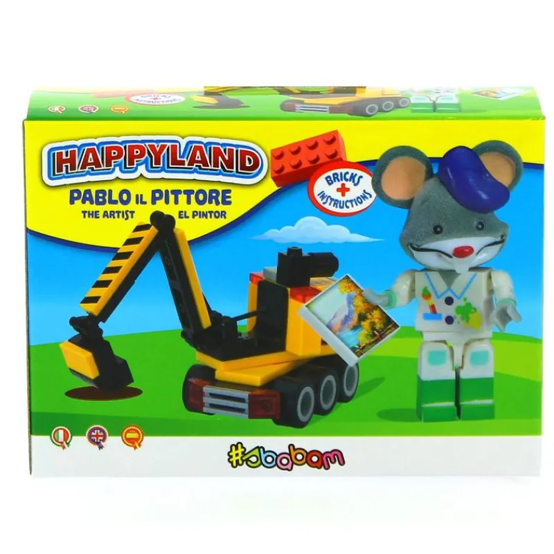DRIM DISCOUNT Puzzles Y Construcciones-Happyland Pablo el Pintor
